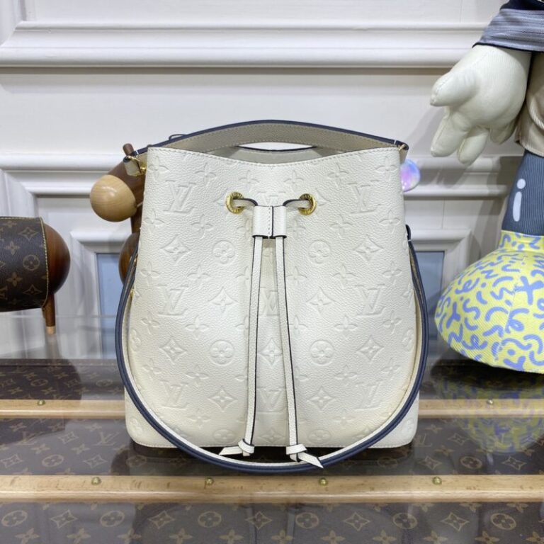Replica Louis Vuitton Noe  Bucket White MM - Best Fake Designer Bags