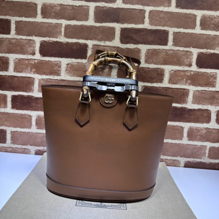 Replica Gucci  Diana Medium Tote Bag Brown - Best Fake Designer Bags