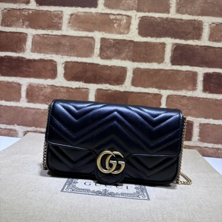 Replica Gucci Matelassé  Mini Black - Best Fake Designer Bags