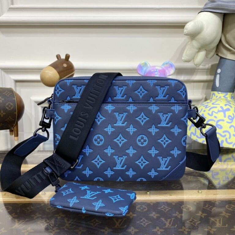 Replica Louis Vuitton Trio Messenger Blue - Best Fake Designer Bags