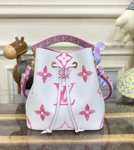 Replica Louis Vuitton NeoNoe BB White Pink - Best Fake Designer Bags
