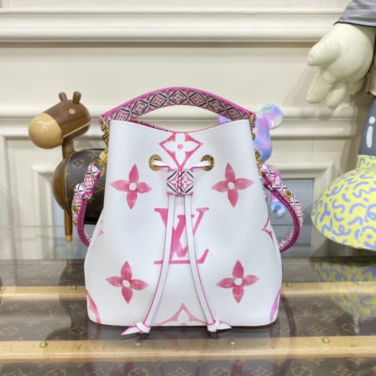 Replica Louis Vuitton NeoNoe BB White Pink - Best Fake Designer Bags