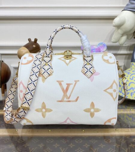 Replica Louis Vuitton Speedy Bandouliere 25 Apricot - Best Fake Designer Bags