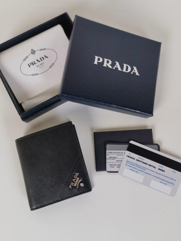Replica Prada Saffiano Short Wallet - Best Fake Designer Bags