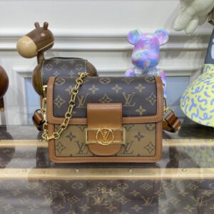 Replica Louis Vuitton Dauphine Mini Brown - Best Fake Designer Bags