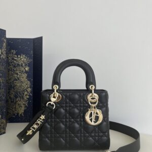 Replica Lady Dior  Black ABC - Best Fake Designer Bags