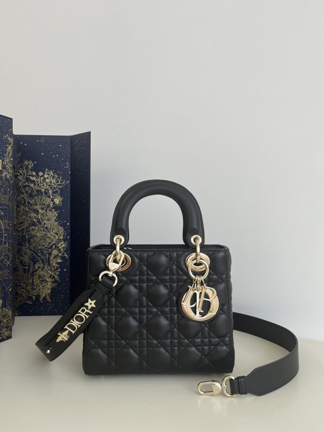 Replica Lady Dior  Black ABC - Best Fake Designer Bags