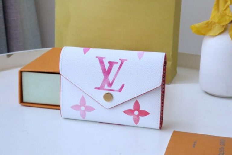 Replica Louis Vuitton Victorine Wallet White&Pink - Best Fake Designer Bags