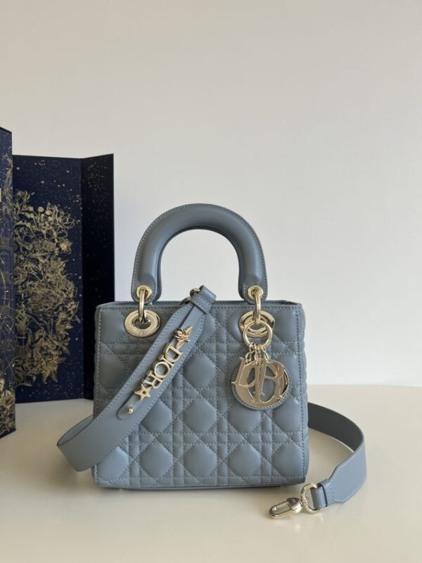 Replica Dior Lady Dior  Blue ABC - Best Fake Designer Bags