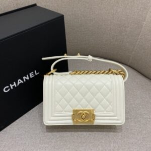 Replica CHANEL Le Boy  White - Best Fake Designer Bags