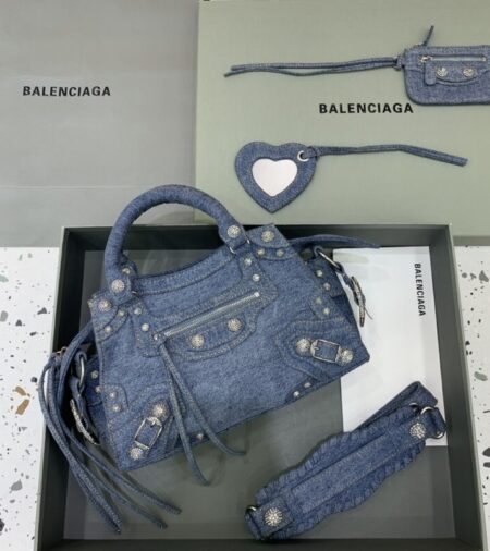 Replica Balenciaga  Le City Denim - Best Fake Designer Bags