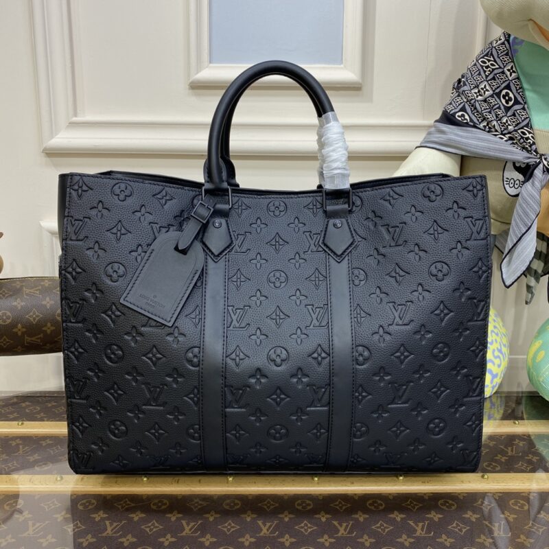 Replica Louis Vuitton Sac Plat 24H Large Black - Best Fake Designer Bags