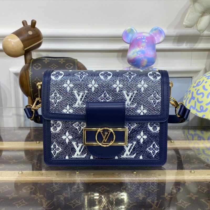Replica Louis Vuitton Dauphine Mini Blue - Best Fake Designer Bags