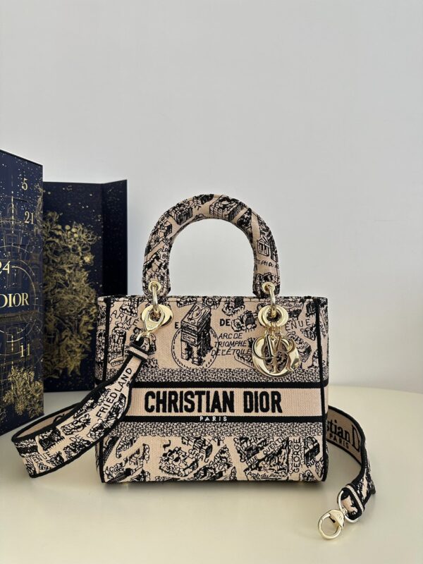 Replica Lady Dior  D-Lite Beige Paris - Best Fake Designer Bags