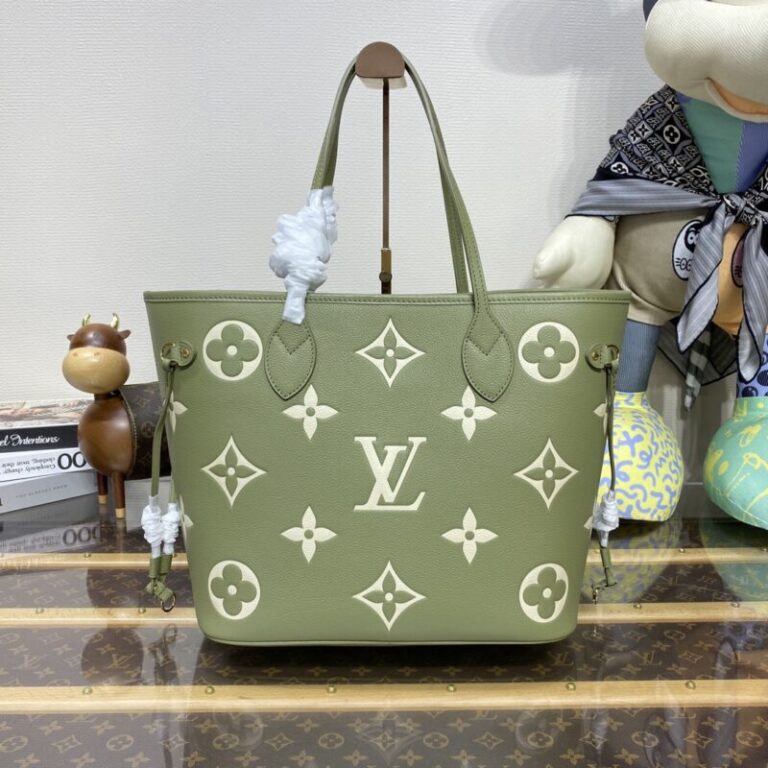 Replica Louis Vuitton Neverfull MM Green - Best Fake Designer Bags