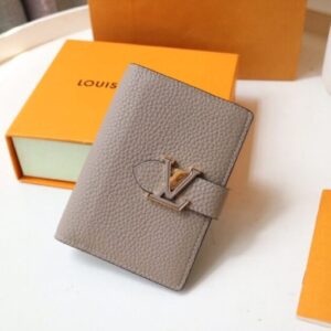 Replica Louis Vuitton Vertical Compact Wallet Beige - Best Fake Designer Bags