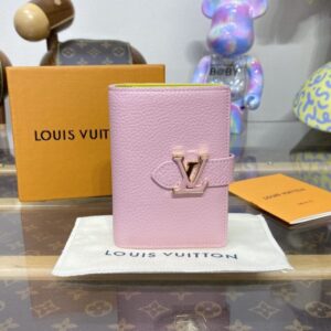 Replica Louis Vuitton Vertical Compact Wallet Pink - Best Fake Designer Bags