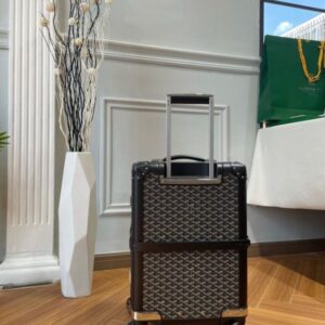 Replica Goyard  Bourget Travel Suitcase Black - Best Fake Designer Bags