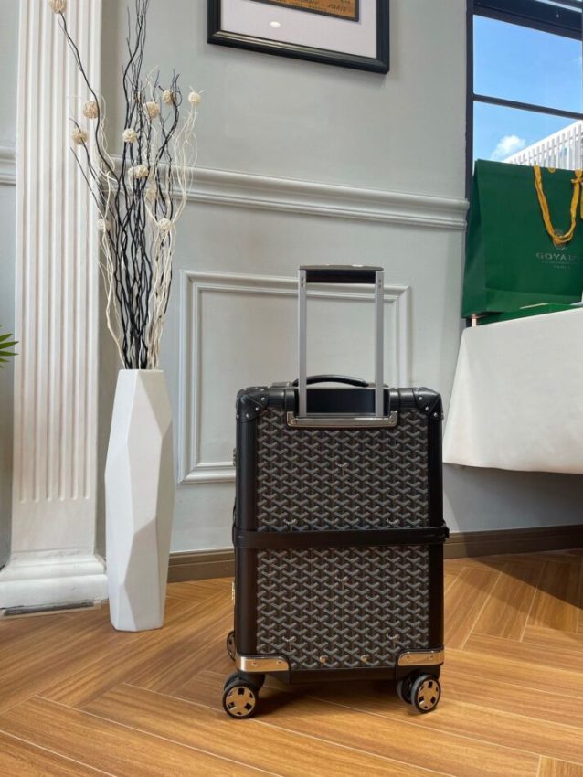 Replica Goyard  Bourget Travel Suitcase Black - Best Fake Designer Bags