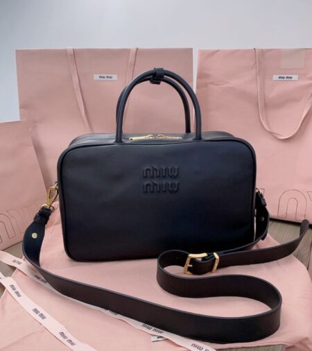 Replica Miu Miu Arcadie Black - Best Fake Designer Bags