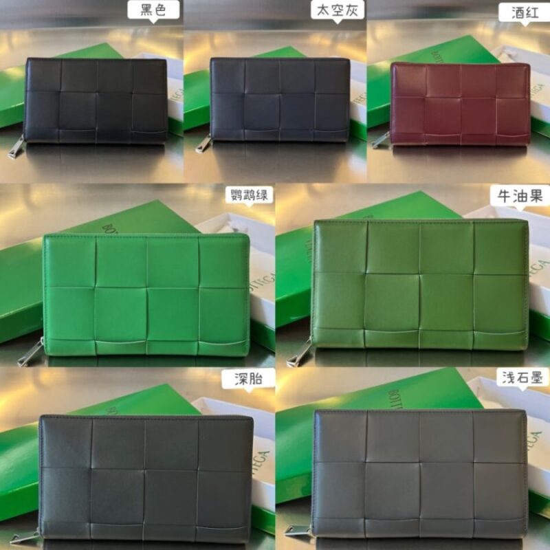 Replica Bottega Veneta Cassette Zip Wallet - Best Fake Designer Bags