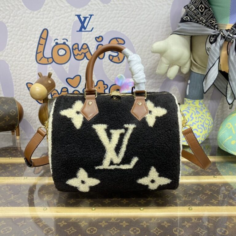 Replica Louis Vuitton Speedy Bandouliere 25 Wool - Best Fake Designer Bags