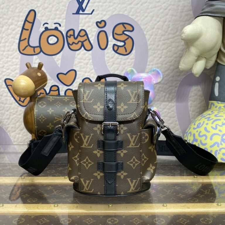 Replica Louis Vuitton Nano Christopher Backpack Brown - Best Fake Designer Bags
