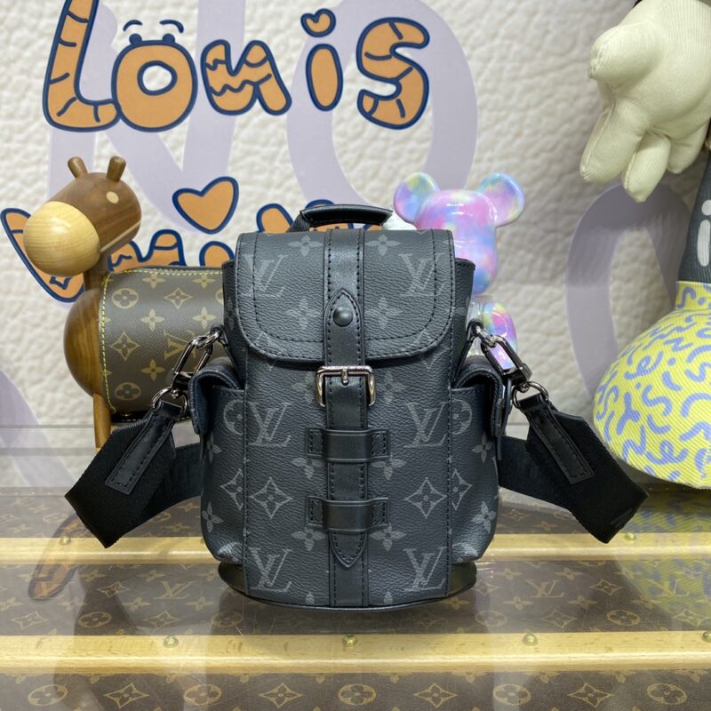 Replica Louis Vuitton Nano Christopher Backpack Black - Best Fake Designer Bags