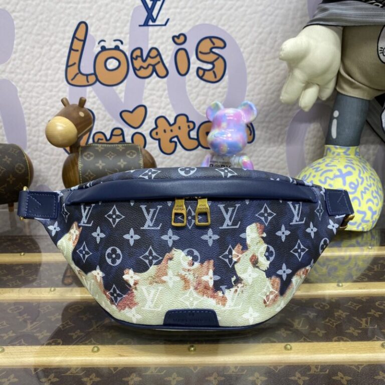 Replica Louis Vuitton Bumbag Discovery Blue Fire - Best Fake Designer Bags