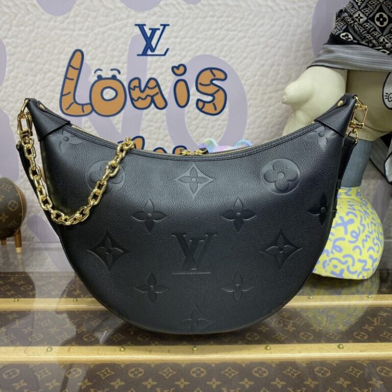 Replica Louis Vuitton Loop Hobo Black - Best Fake Designer Bags