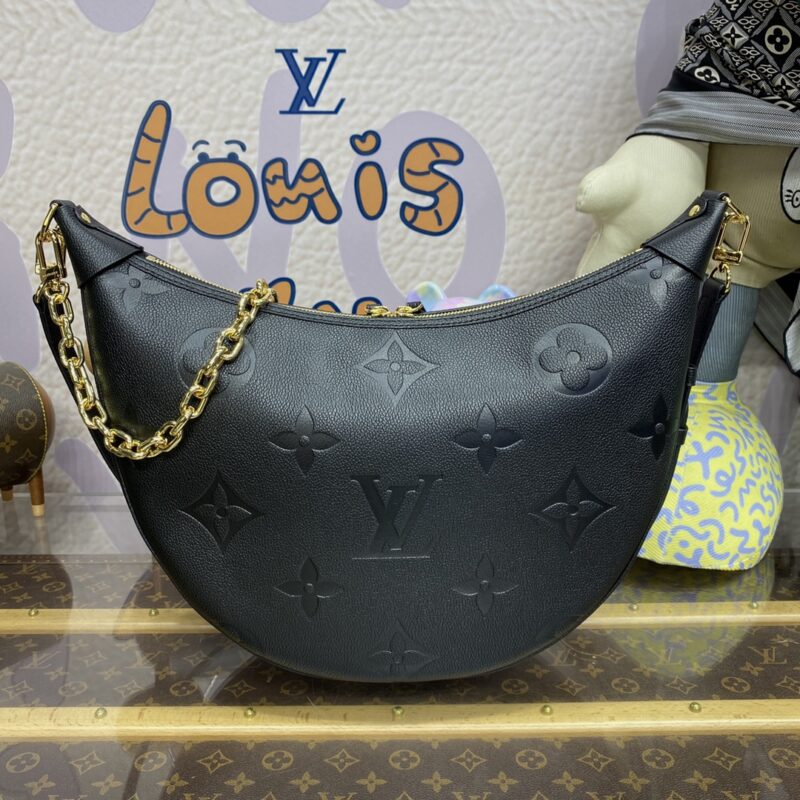 Replica Louis Vuitton Loop Hobo Black - Best Fake Designer Bags