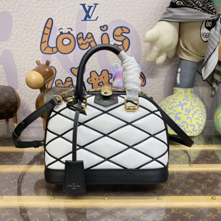 Replica Louis Vuitton Alma BB White - Best Fake Designer Bags