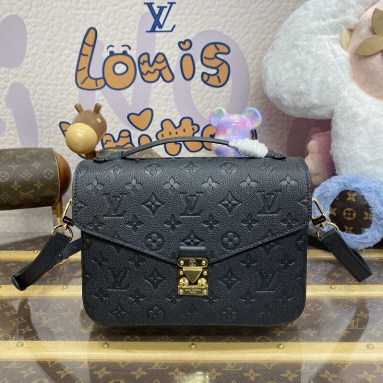 Replica Louis Vuitton Pochette Metis Black - Best Fake Designer Bags
