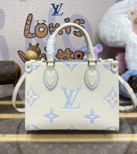 Replica LV OnTheGo PM Light Blue - Best Fake Designer Bags