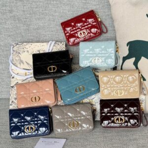 Replica Dior Caro Patent Wallet - Best Fake Designer Bags
