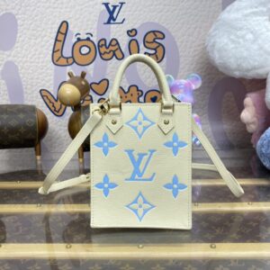 Replica Louis Vuitton Sac Plat Petit Blue - Best Fake Designer Bags