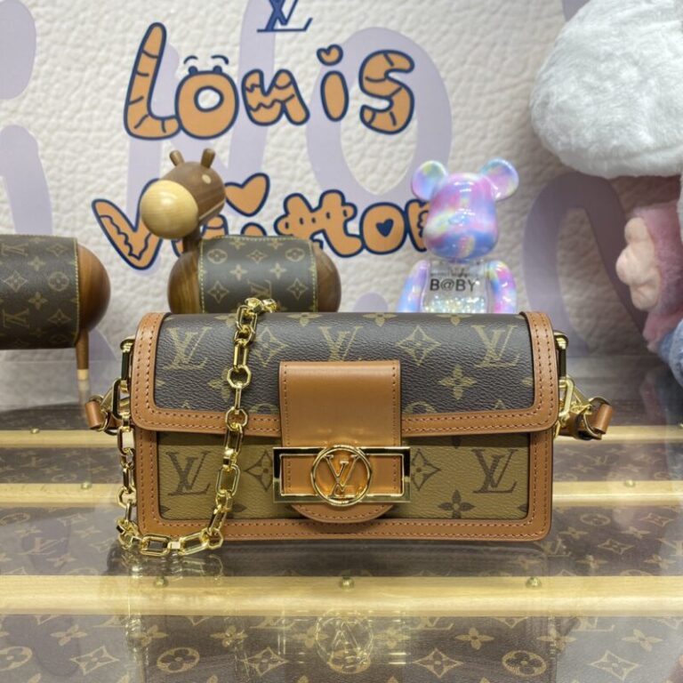 Replica Louis Vuitton Dauphine East West  Brown - Best Fake Designer Bags