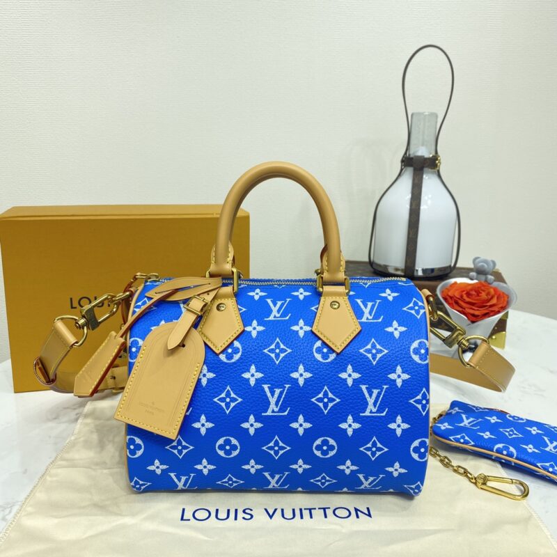 Replica Louis Vuitton Speedy P9 Bandouliere 25 Blue - Best Fake Designer Bags
