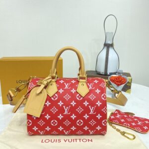 Replica Louis Vuitton Speedy P9 Bandouliere 25 Red - Best Fake Designer Bags