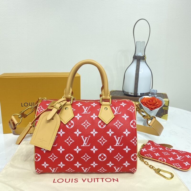 Replica Louis Vuitton Speedy P9 Bandouliere 25 Red - Best Fake Designer Bags