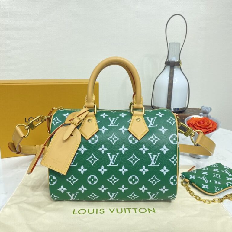 Replica Louis Vuitton Speedy P9 Bandouliere 25 Green - Best Fake Designer Bags
