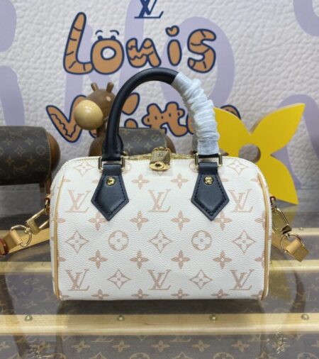 Replica Louis Vuitton Speedy Bandouliere Beige - Best Fake Designer Bags