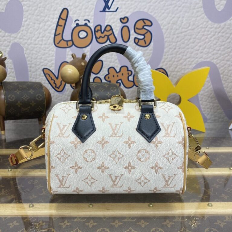 Replica Louis Vuitton Speedy Bandouliere Beige - Best Fake Designer Bags