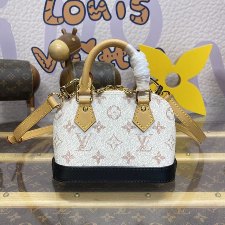 Replica Louis Vuitton Alma Nano White - Best Fake Designer Bags