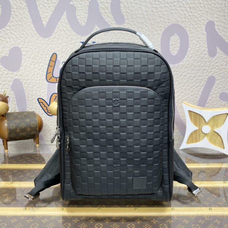 Replica Louis Vuitton Avenue Backpack Black Grid - Best Fake Designer Bags