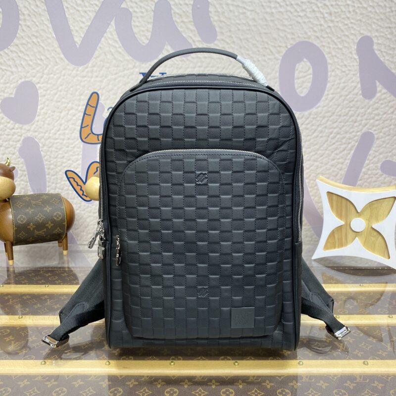 Replica Louis Vuitton Avenue Backpack Black Grid - Best Fake Designer Bags