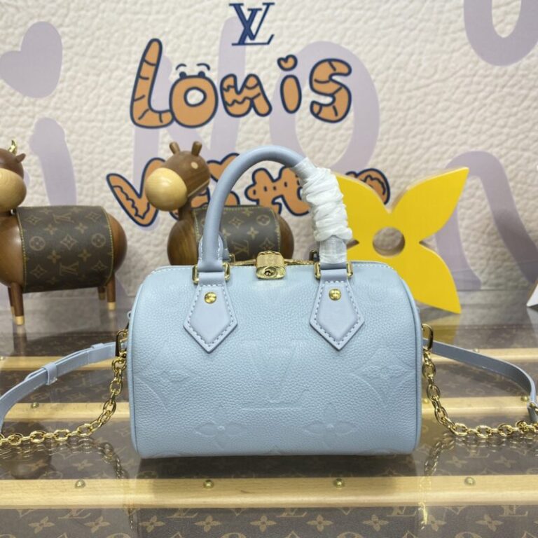 Replica Louis Vuitton Speedy Bandouliere 20 Sky Blue - Best Fake Designer Bags