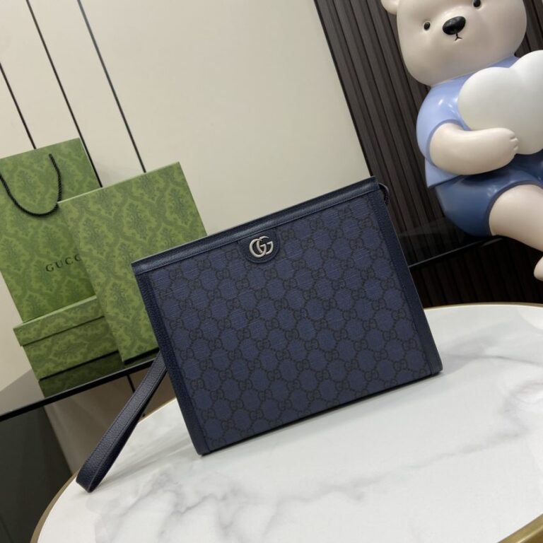 Replica Gucci  Ophidia Clutch Black - Best Fake Designer Bags