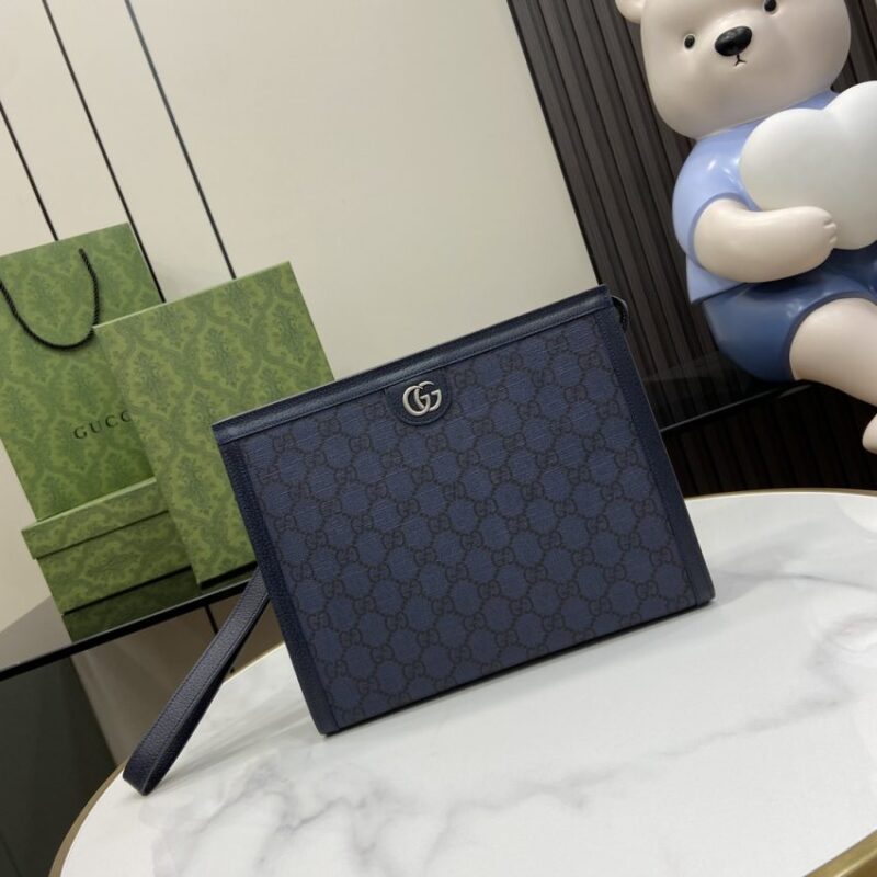Replica Gucci  Ophidia Clutch Black - Best Fake Designer Bags