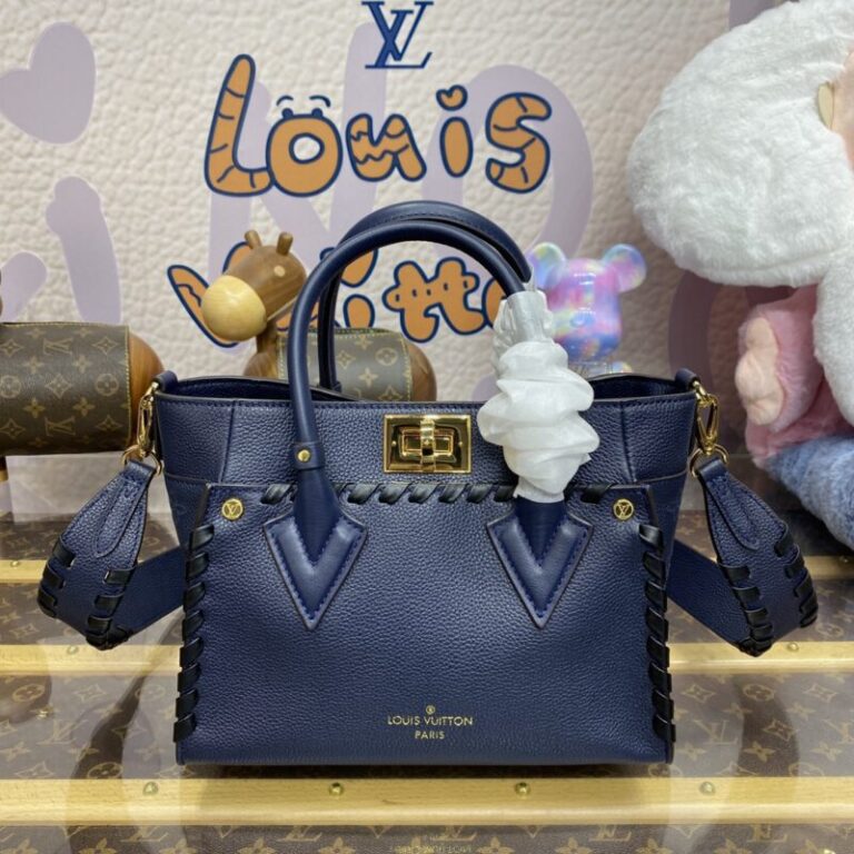 Replica Louis Vuitton On My Side PM Dark Blue - Best Fake Designer Bags